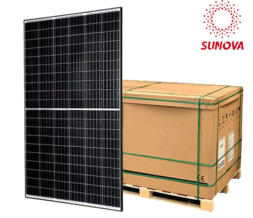 Pallett intero – n°36 moduli fotovoltaici(15,48 kwp) SUNOVA SOLAR  Tangra S 430W 54MDH